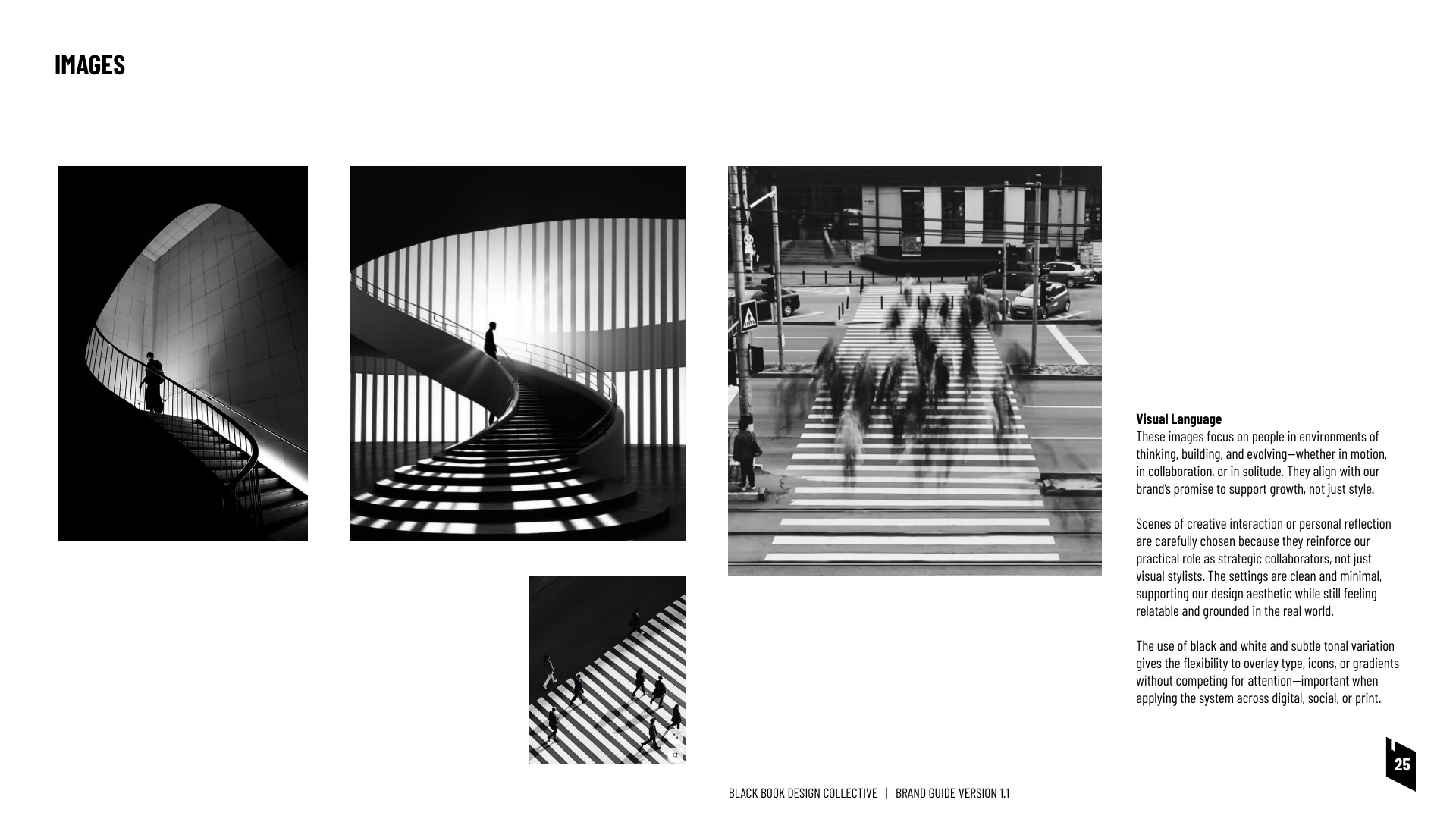 Black Book Design Collective image language