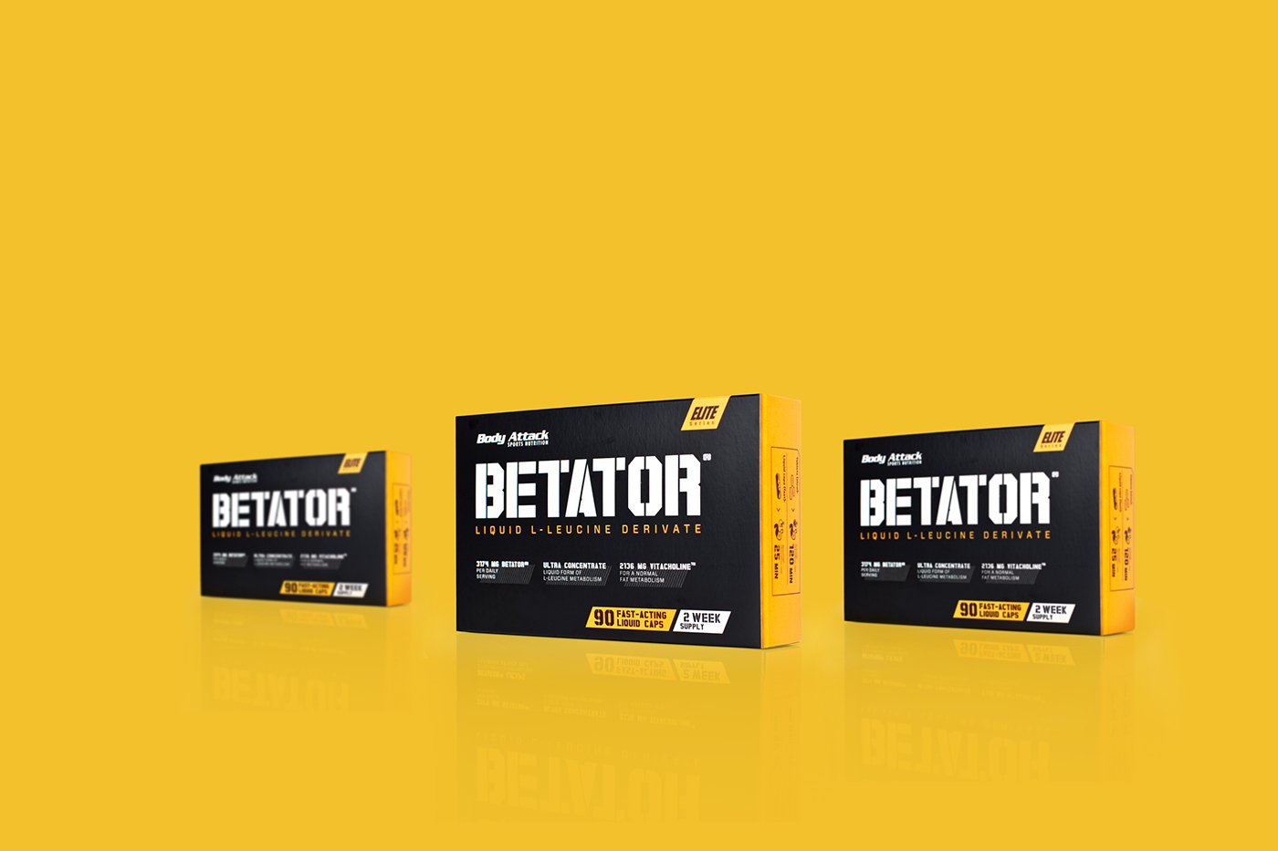 Body Attack Elite Series packaging system