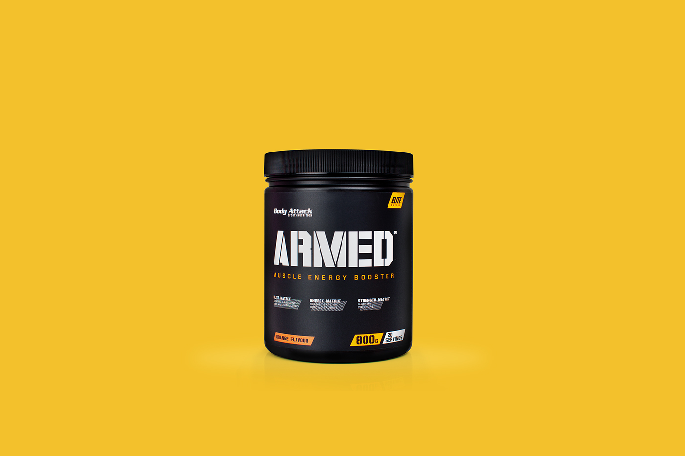 Body Attack Elite Series packaging system