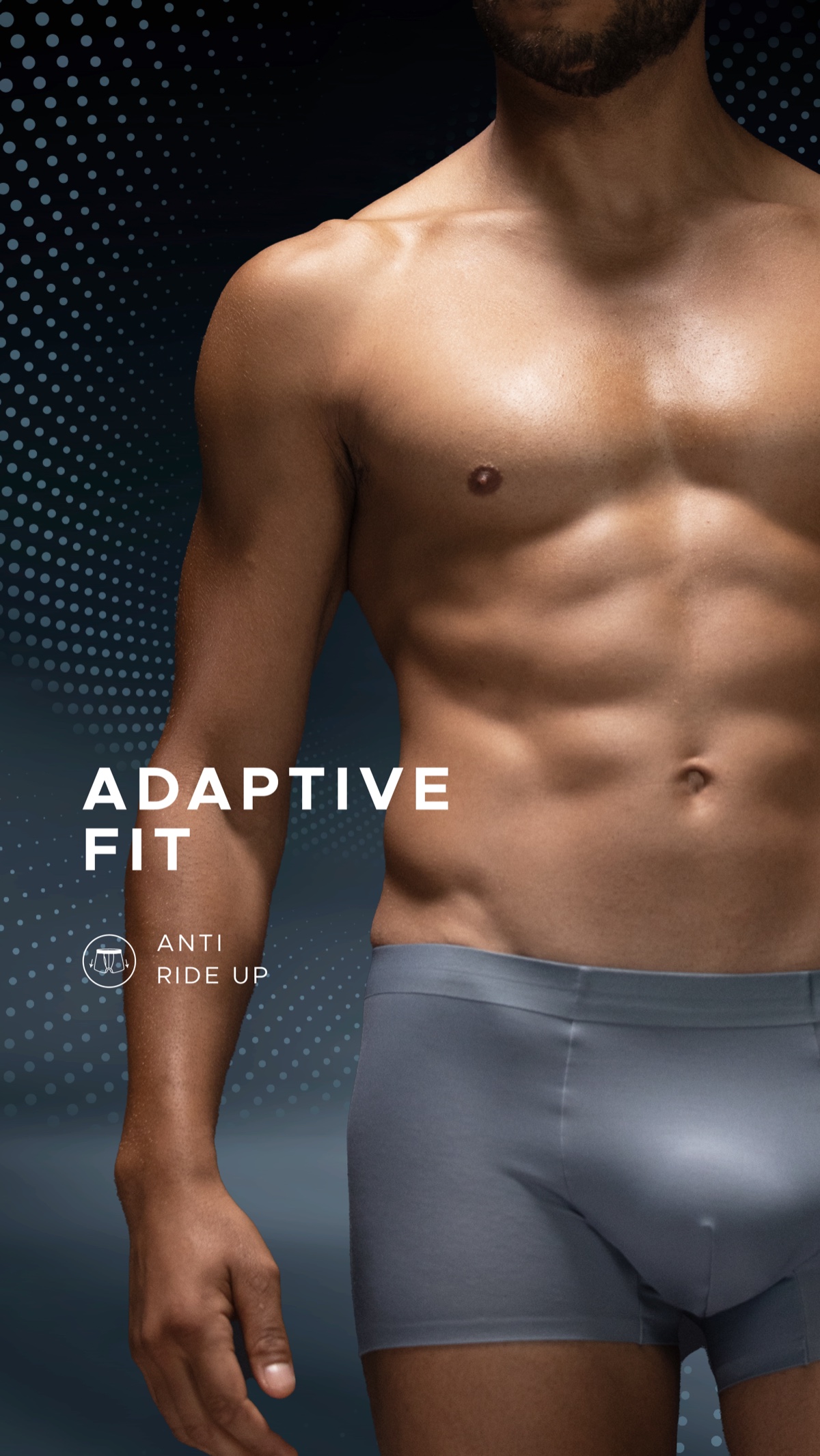Jockey Men Adaptive Fit campaign artwork
