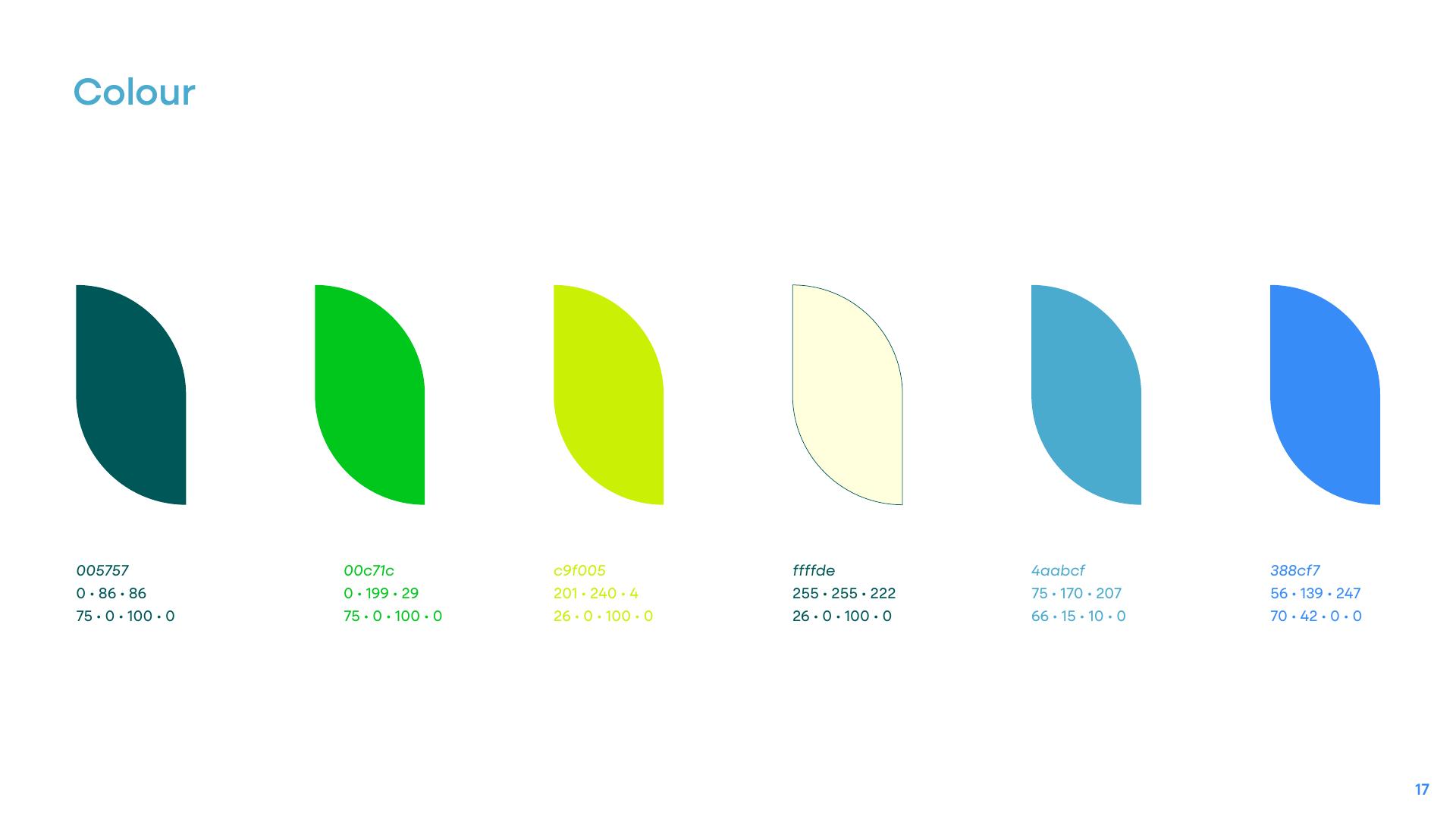 Nexus Diagnostics colour palette