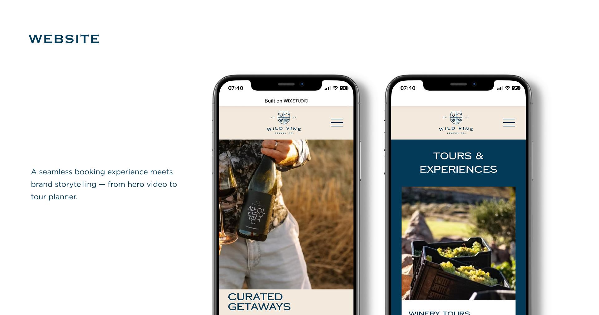 Wild Vine responsive website system